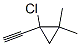 Cyclopropane, 1-chloro-1-ethynyl-2,2-dimethyl- (9CI)