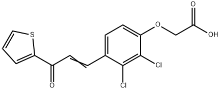 2-[2,3-dichloro-4-[(E)-3-oxo-3-thiophen-2-yl-prop-1-enyl]phenoxy]aceti c acid