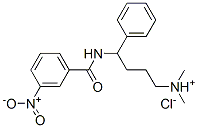 dimethyl-[4-[(3-nitrobenzoyl)amino]-4-phenyl-butyl]azanium chloride