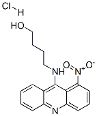 1-Butanol, 4-((1-nitro-9-acridinyl)amino)-, monohydrochloride