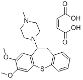 1-(7,8-Dimethoxydibenzo(b,f)thiepin-10-yl)-4-methylpiperazine maleate