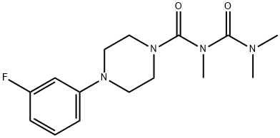 1-(3-Fluorophenyl)-4-(2,4,4-trimethylallophanoyl)piperazine