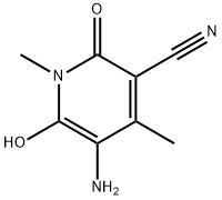 3-Pyridinecarbonitrile,  5-amino-1,2-dihydro-6-hydroxy-1,4-dimethyl-2-oxo-