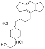 1-Piperazineethanol, 4-(4-(1,2,3,5,6,7-hexahydro-s-indacen-4-yl)butyl) -, dihydrochloride