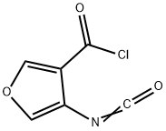 3-Furancarbonyl chloride, 4-isocyanato- (9CI)