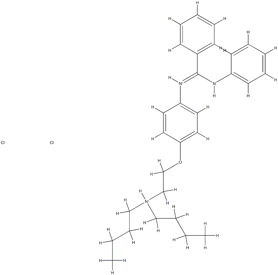 2-[4-(anilino-phenyl-methylidene)azaniumylphenoxy]ethyl-dibutyl-azaniu m dichloride