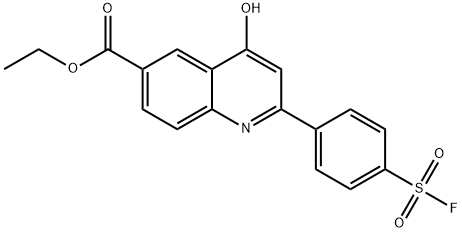 ETHYL 2-(4-FLUOROSULFONYLPHENYL)-4-HYDROXY-6-QUINOLINECARBOXYLATE