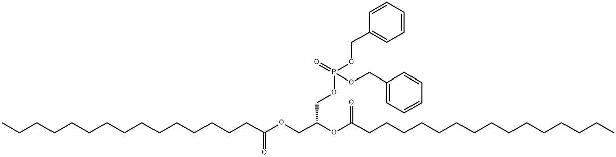 [R,(+)]-1-O,2-O-Dipalmitoyl-L-glycerol 3-(phosphoric acid dibenzyl) ester