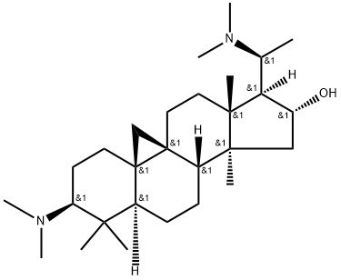 (20S)-4,4,14-Trimethyl-3β,20-bis(dimethylamino)-9β,19-cyclo-5α-pregnan-16α-ol