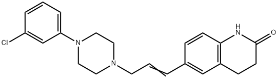 2(1H)-Quinolinone, 3,4-dihydro-6-(3-(4-(3-chlorophenyl)-1-piperazinyl) -1-propenyl)-