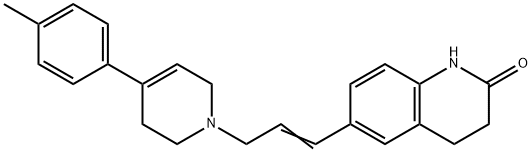 2(1H)-Quinolinone, 3,4-dihydro-6-(3-(3,6-dihydro-4-(4-methylphenyl)-1( 2H)-pyridinyl)-1-propenyl)-
