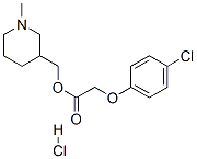 (1-methyl-3-piperidinyl)methyl (4-chlorophenoxy)acetate hydrochloride