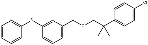 1-((2-(4-Chlorophenyl)-2-methylpropoxy)methyl)-3-(phenylthio)benzene