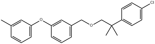 1-((2-(4-Chlorophenyl)-2-methylpropoxy)methyl)-3-(3-methylphenoxy)benz ene