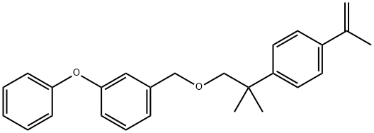 1-((2-(4-(1-Methylethenyl)phenyl)-2-methylpropoxy)methyl)-3-phenoxyben zene