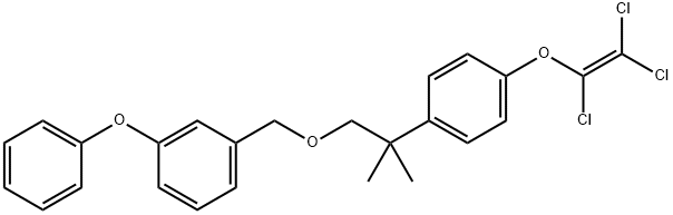 1-((2-(4-((Trichloroethenyl)oxy)phenyl)-2-methylpropoxy)methyl)-3-phen oxybenzene