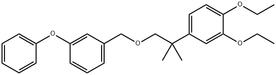 1-((2-(3,4-Diethoxyphenyl)-2-methylpropoxy)methyl)-3-phenoxybenzene