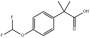 Benzeneacetic acid, 4-(difluoromethoxy)-α,α-dimethyl-