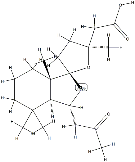 (2S,5S)-3'aα,4,4',5,5',6',7',7'a-Octahydro-4',4',5,7'aβ-tetramethyl-3'α-(2-oxopropyl)spiro[furan-2(3H),1'(3'H)-isobenzofuran]-5-acetic acid
