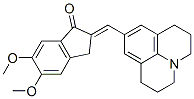 5,6-dimethoxy-2-[(2,3,6,7-tetrahydro-1H,5H-benzo[ij]quinolizin-9-yl)methylene]indan-1-one