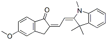 2-[(1,3-dihydro-1,3,3-trimethyl-2H-indol-2-ylidene)ethylidene]-5-methoxyindan-1-one