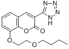 2H-1-Benzopyran-2-one, 8-(2-butoxyethoxy)-3-(1H-tetrazol-5-yl)-