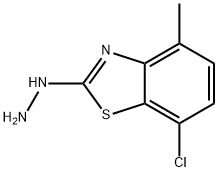 7-CHLORO-2-HYDRAZINO-4-METHYL-1,3-BENZOTHIAZOLE