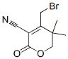 4-(bromomethyl)-5,5-dimethyl-2-oxo-6H-pyran-3-carbonitrile