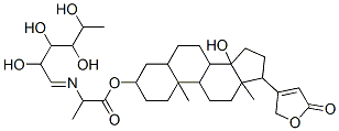 [14-hydroxy-10,13-dimethyl-17-(5-oxo-2H-furan-3-yl)-1,2,3,4,5,6,7,8,9, 11,12,15,16,17-tetradecahydrocyclopenta[a]phenanthren-3-yl] 2-(2,3,4,5 -tetrahydroxyhexylideneamino)propanoate