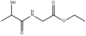 Glycine, N-(2-Mercapto-1-oxopropyl)-, ethyl ester
