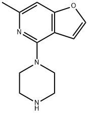 4-(1-piperazinyl)-5-aza-6-methylbenzofuran maleate