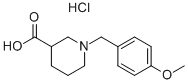 1-(4-METHOXY-BENZYL)-PIPERIDINE-3-CARBOXYLIC ACID HYDROCHLORIDE