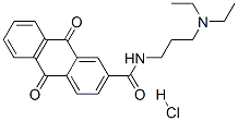 N-(3-diethylaminopropyl)-9,10-dioxo-anthracene-2-carboxamide hydrochlo ride