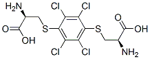 (2R)-2-amino-3-[4-[(2R)-2-amino-2-carboxy-ethyl]sulfanyl-2,3,5,6-tetra chloro-phenyl]sulfanyl-propanoic acid
