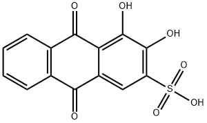 3,4-dihydroxy-9,10-dioxo-9,10-dihydroanthracene-2-sulfonic acid