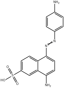 8-amino-5-[(p-aminophenyl)azo]naphthalene-2-sulphonic acid