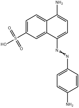 5-amino-8-[(p-aminophenyl)azo]naphthalene-2-sulphonic acid
