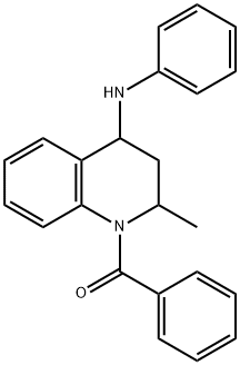 4-ANILINO-1-BENZOYL-2-METHYL-1,2,3,4-TETRAHYDROQUINOLINE
