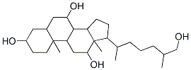 17-(7-hydroxy-6-methyl-heptan-2-yl)-10,13-dimethyl-2,3,4,5,6,7,8,9,11,12,14,15,16,17-tetradecahydro-1H-cyclopenta[a]phenanthrene-3,7,12-triol