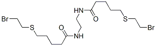 5-(2-bromoethylsulfanyl)-N-[2-[5-(2-bromoethylsulfanyl)pentanoylamino] ethyl]pentanamide