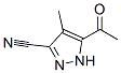 Pyrazole-3-carbonitrile, 5-acetyl-4-methyl- (8CI)