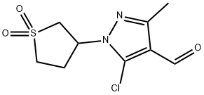 5-CHLORO-1-(1,1-DIOXIDOTETRAHYDROTHIEN-3-YL)-3-METHYL-1H-PYRAZOLE-4-CARBALDEHYDE
