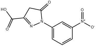 4,5-dihydro-1-(3-nitrophenyl)-5-oxo-1H-pyrazole-3-carboxylic acid