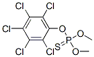 Thiophosphoric acid O,O-dimethyl O-(pentachlorophenyl) ester