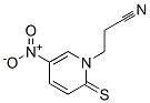 1(2H)-Pyridinepropionitrile,  5-nitro-2-thioxo-  (7CI)