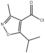 4-Isoxazolecarbonyl chloride, 3-methyl-5-(1-methylethyl)- (9CI)