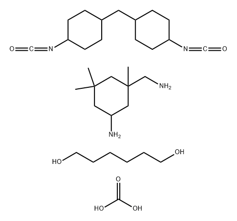碳酸与5-氨基-1,3,3-三甲基环己烷甲胺、1,6-己二醇和1,1'-亚甲基双[4-异氰酸酯基环己烷]的聚合物