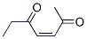 3-Heptene-2,5-dione, (3Z)- (9CI)