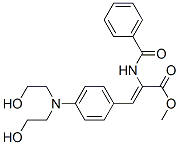 methyl 2-benzamido-3-[4-(bis(2-hydroxyethyl)amino)phenyl]prop-2-enoate
