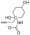 1,4-Cyclohexanediol,1-(2-propynyl)-,1-carbamate,cis-(9CI)